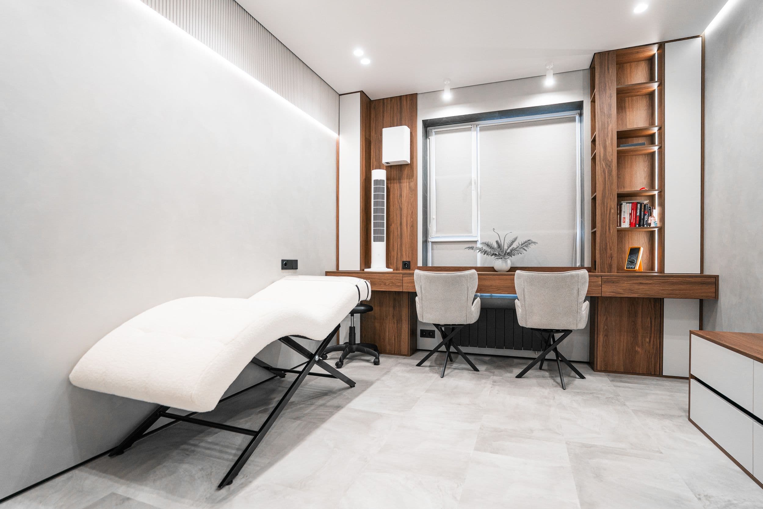 Спальня с мягким изголовьем